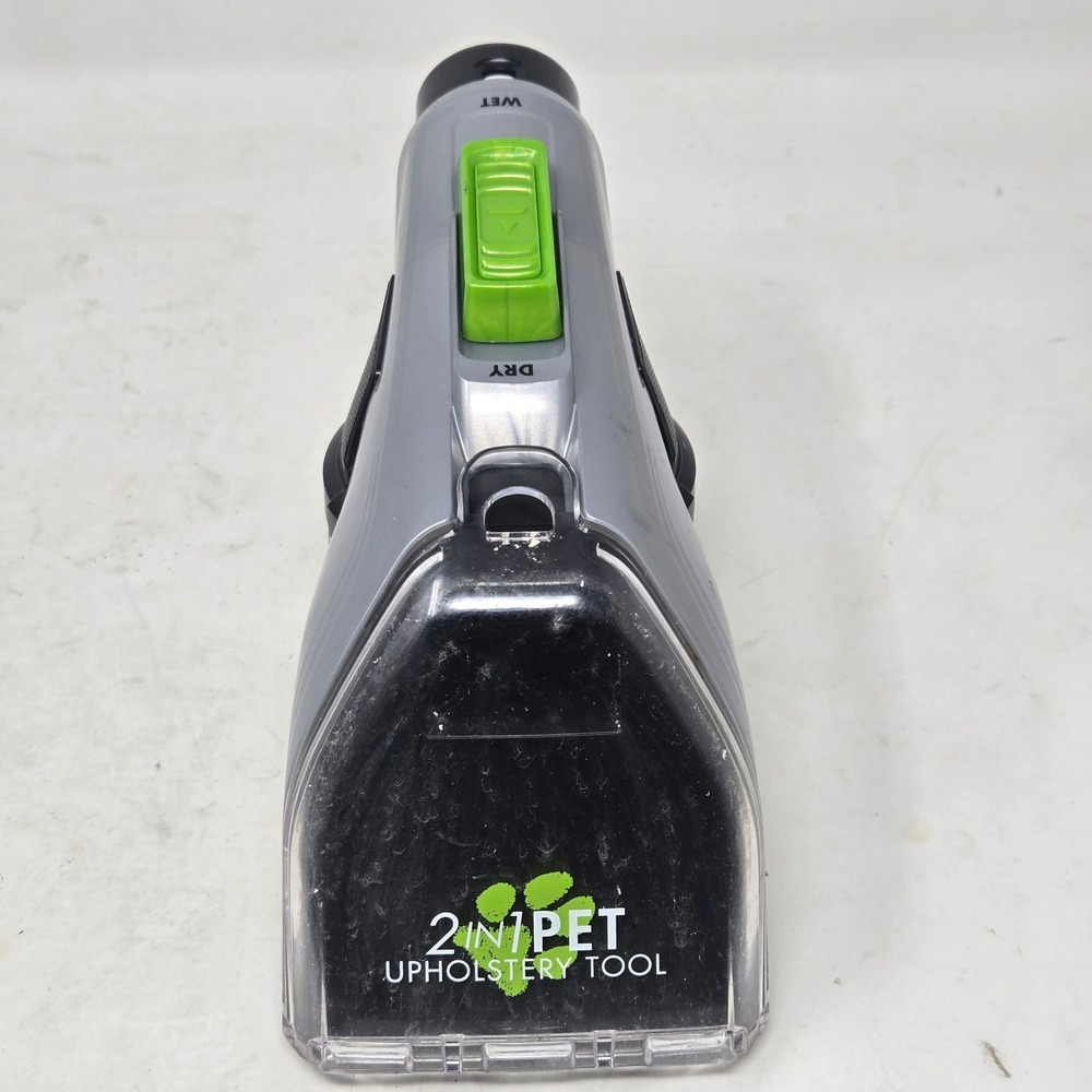 Bissell 2-in-1 Pet Upholstery Tool Attachment for Carpet Cleaners Grey Green